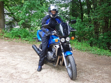 Bettina mit unserer ER-5